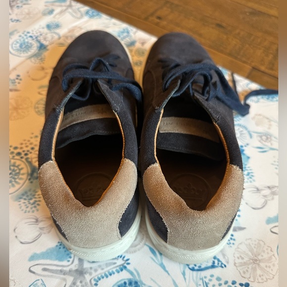 NWOT Peter Millar Crown Sneaker Mens Size 9 Blue Suede Shoes - Picture 3 of 7